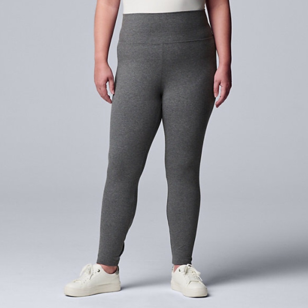 ✨Simply Vera Vera Wang✨ Plus Size High Rise Live-in leggings Size 2x